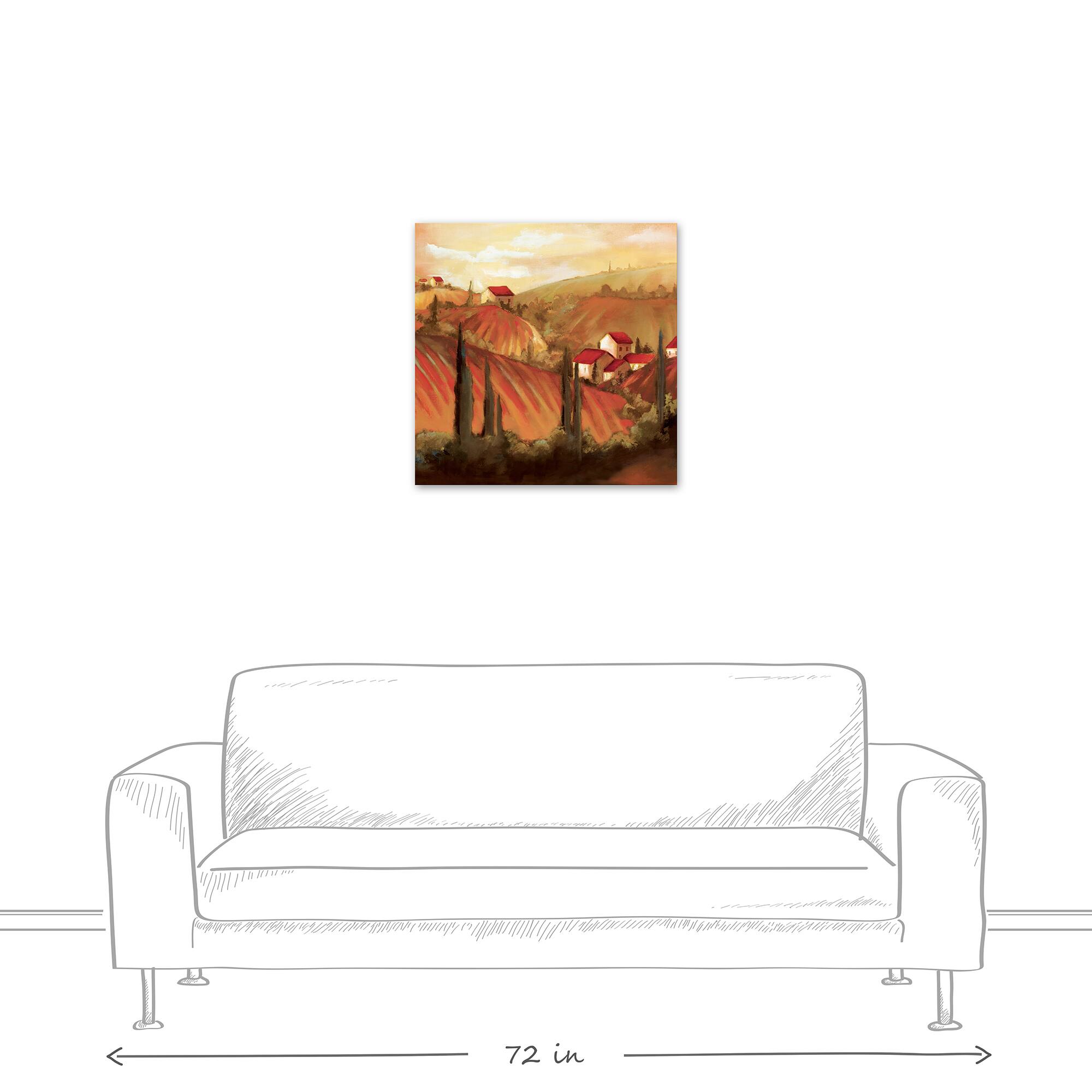Tuscan Valley Canvas Wall Art